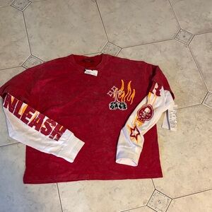 Original Fables Red Long Sleeve Unleashed Dice Shirt